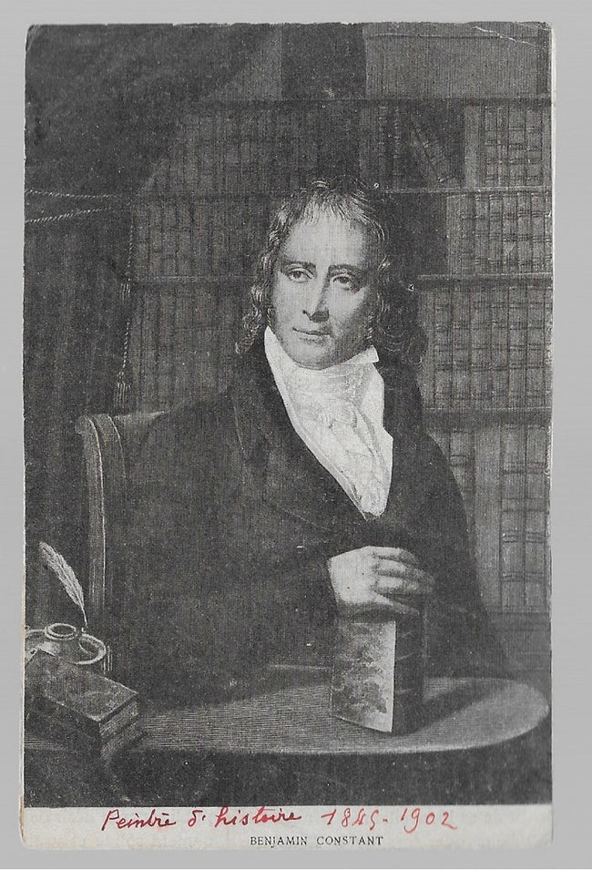 Carte postale - Portrait de Benjamin Constant