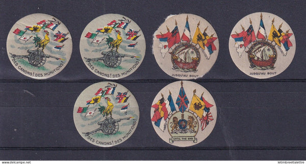 France - WWI - Patriotic military vignettes - Cannons! Ammunition! - * and **