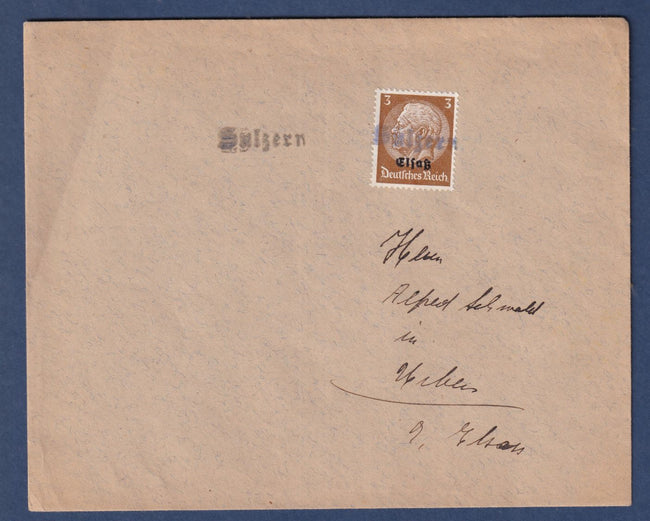 France - Allemagne - Alsace Lorraine - Seconde Guerre mondiale - Salzern