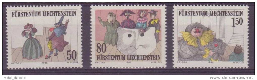 ⭐ Liechtenstein - YT n° 828 à 830 ** - Neuf sans charnière - 1985 ⭐
