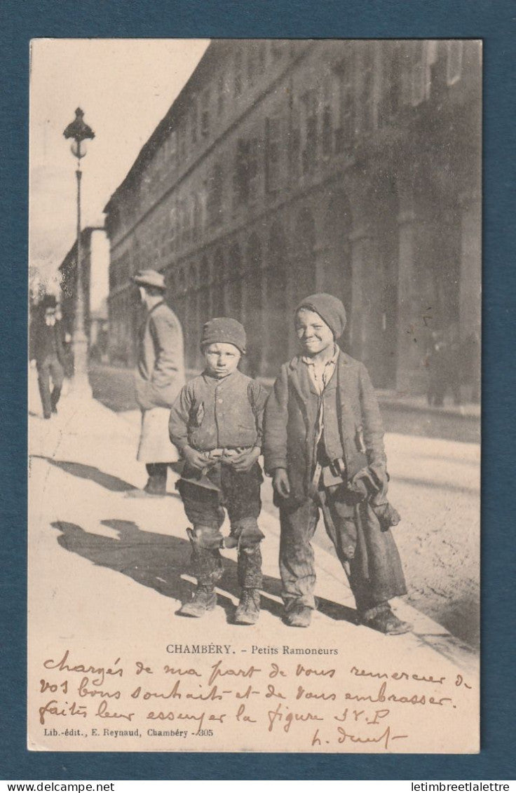 France - Carte postale - Chambéry - Petits Ramoneurs - 1903