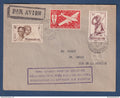 Madagascar - 100 -ème liaison postale aérienne Air France Madagascar La Réunion et Ile Maurice - 1947