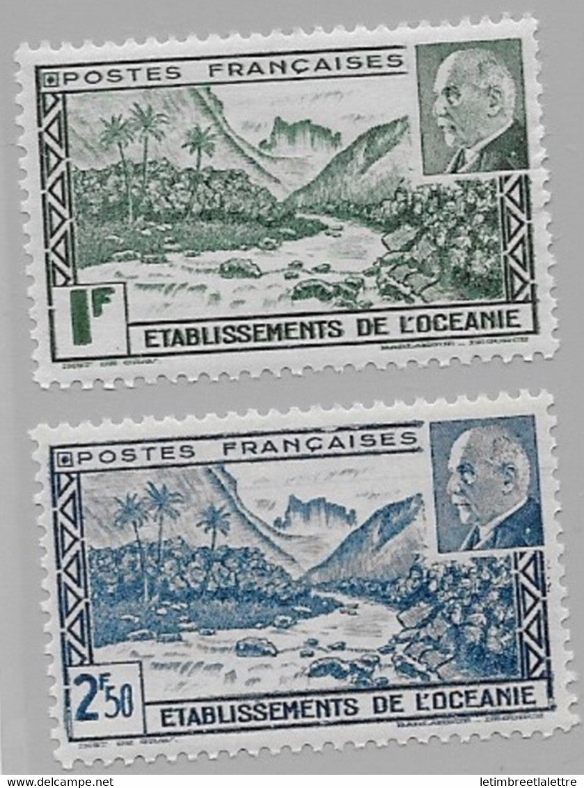Océanie - YT n° 138 et 139 ** - Neuf sans charnière - 1941
