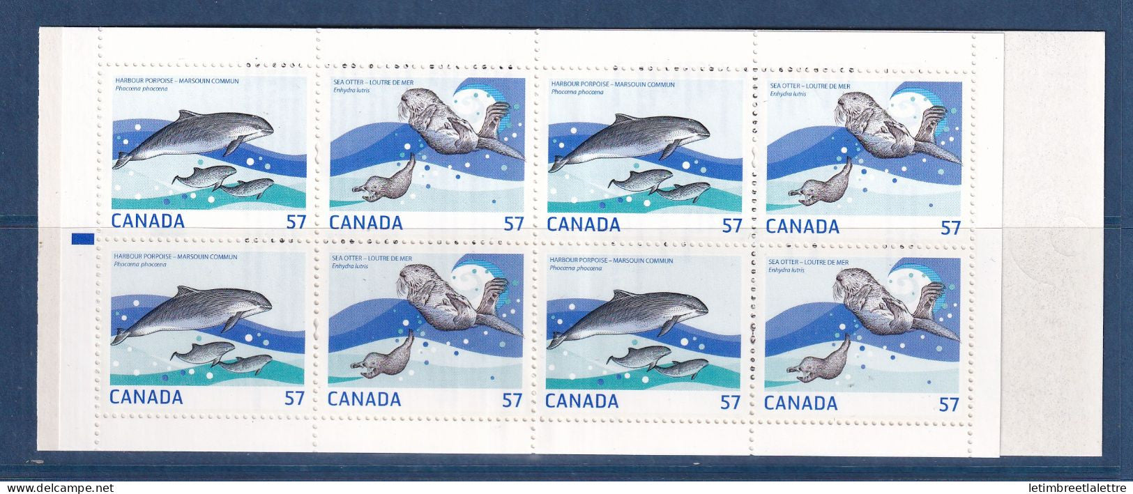 Canada - carnet - YT n° 2518 et 2519 ** ou C 2518 - neuf sans charnière - faune - 2010