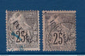 Réunion - variété de surcharge - YT n° 24 - Oblitéré - 1891