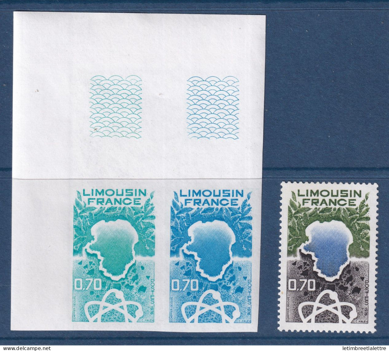 France - Essais de couleur - YT n° 1865 ** - Neuf sans charnière - 1976