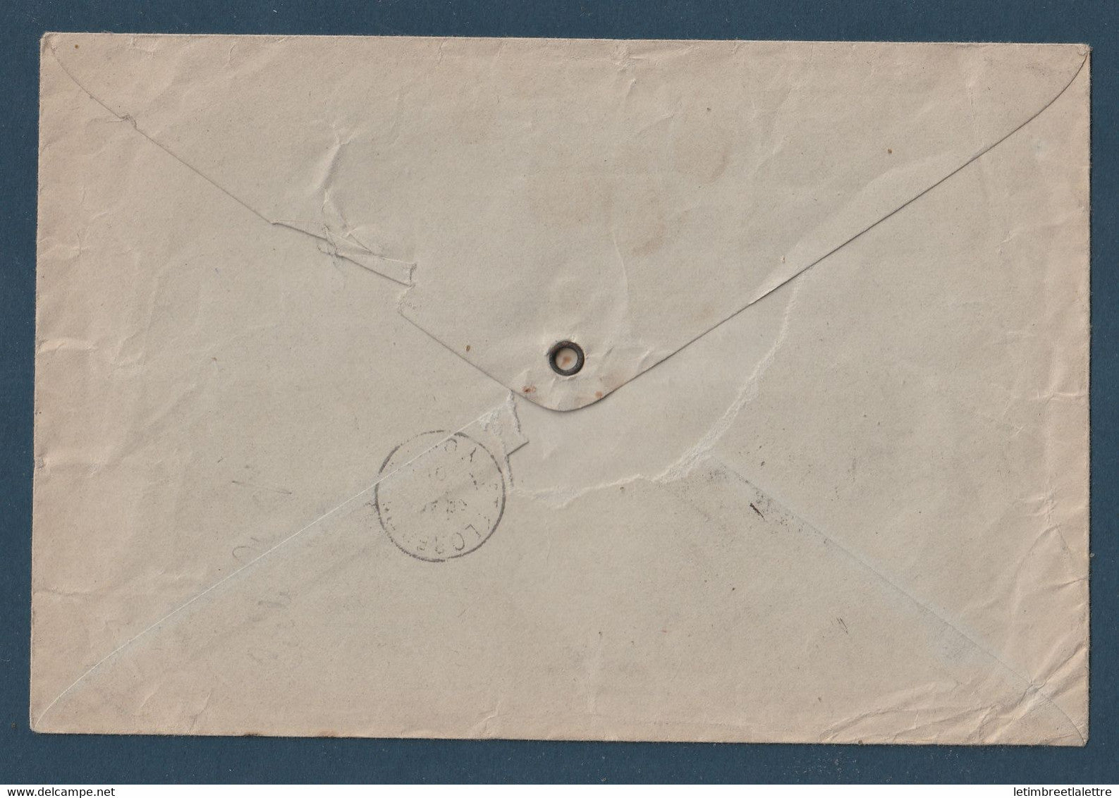 ⭐ France - YT n° 102 sur Lettre - Papiers d'Affaires - pour Saint Florentin le 24 Janvier 1901 ⭐