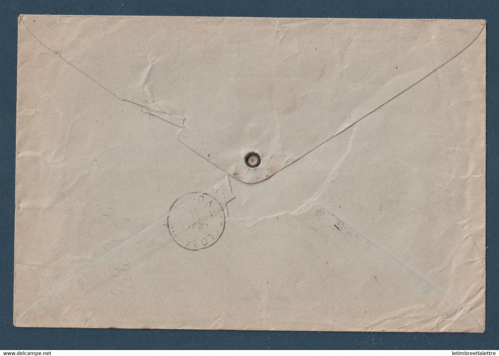 ⭐ France - YT n° 102 sur Lettre - Papiers d'Affaires - pour Saint Florentin le 24 Janvier 1901 ⭐