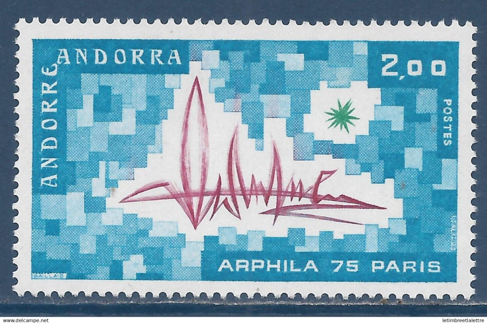 Andorre - YT n° 248 ** - Neuf sans charnière - 1975