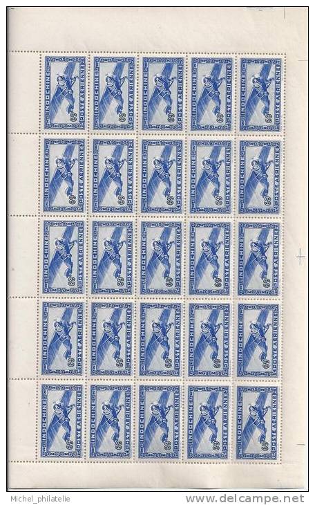 Feuille, Indochine, N° 34 ** PA