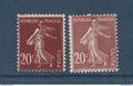 France - YT n° 139 ** - Neuf sans charnière - Variété de couleur - 1907
