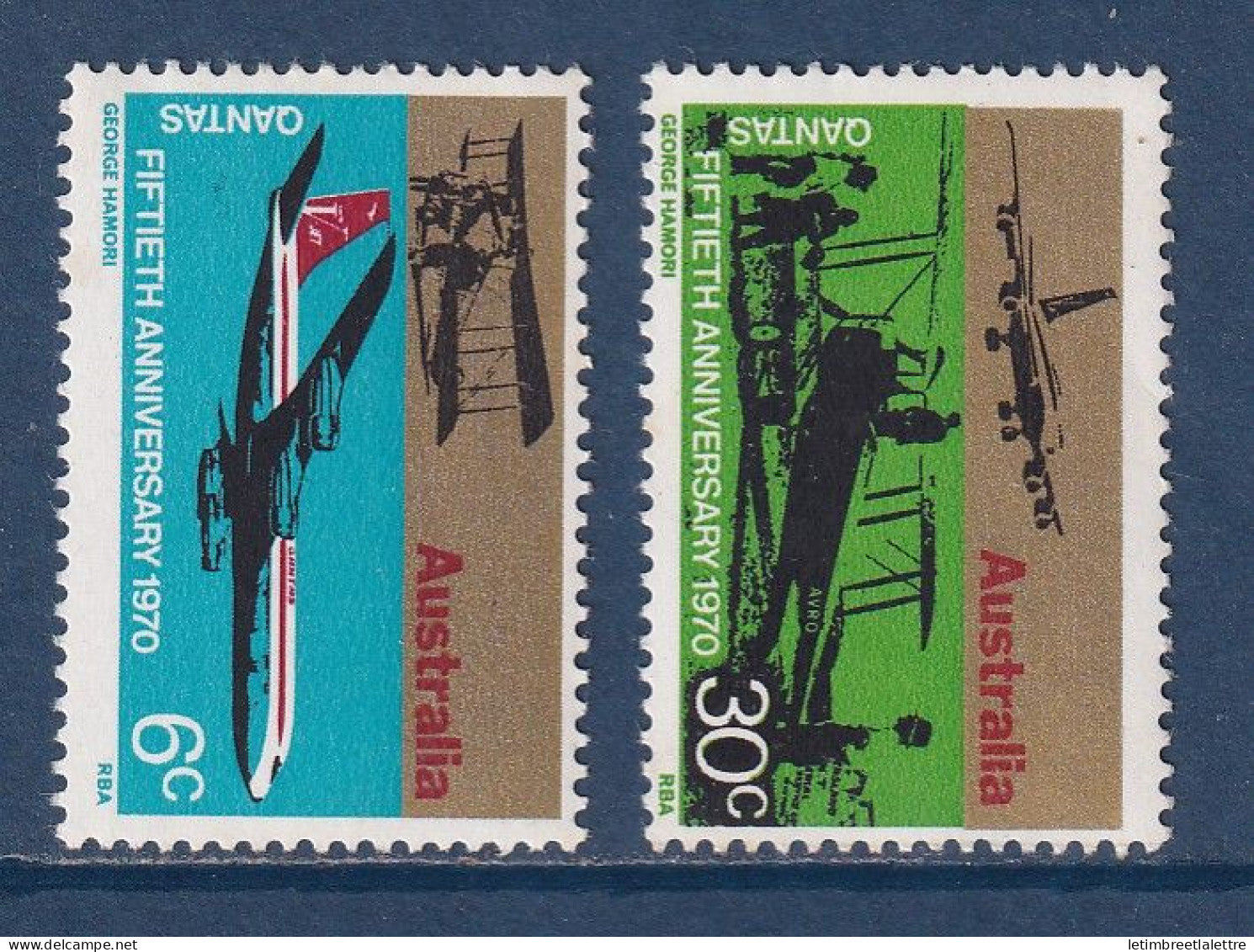 Australie - YT n° 422 et 423 ** - Neuf sans charnière - 1970