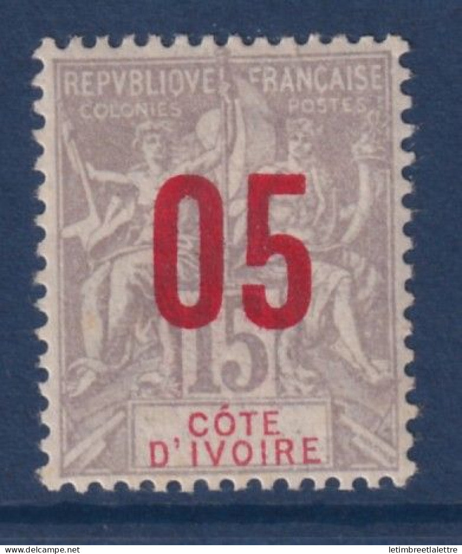 Côte d'Ivoire - YT n° 36 * - Neuf avec charnière - 1912