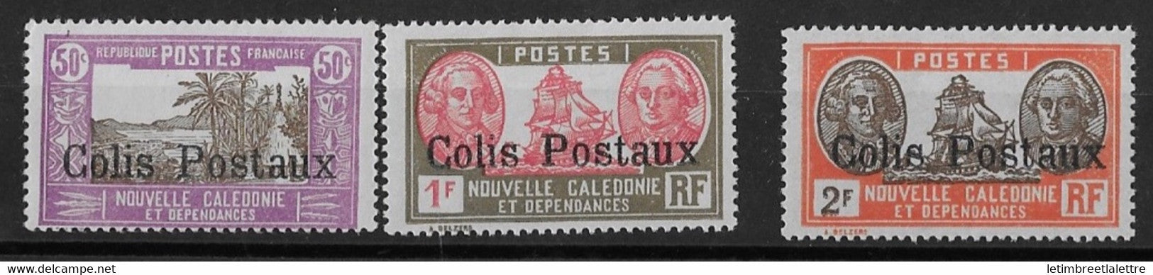 Nouvelle Calédonie - Colis postaux - YT n° 4 à 6 ** - Neuf sans charnière - 1930