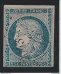 France - YT n° 4 - oblitéré PC Petit Chiffre 2043 - Montpont