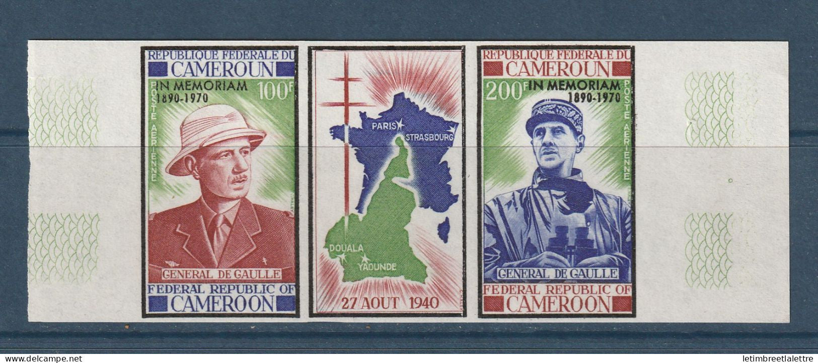Cameroun - Poste Aérienne - Non dentelé - YT n° 175 ** - Neuf sans charnière - 1970 1971