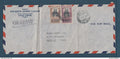 Ethiopie - Enveloppe d'Addis Abeda via Egypte pour la France par avion - 1947