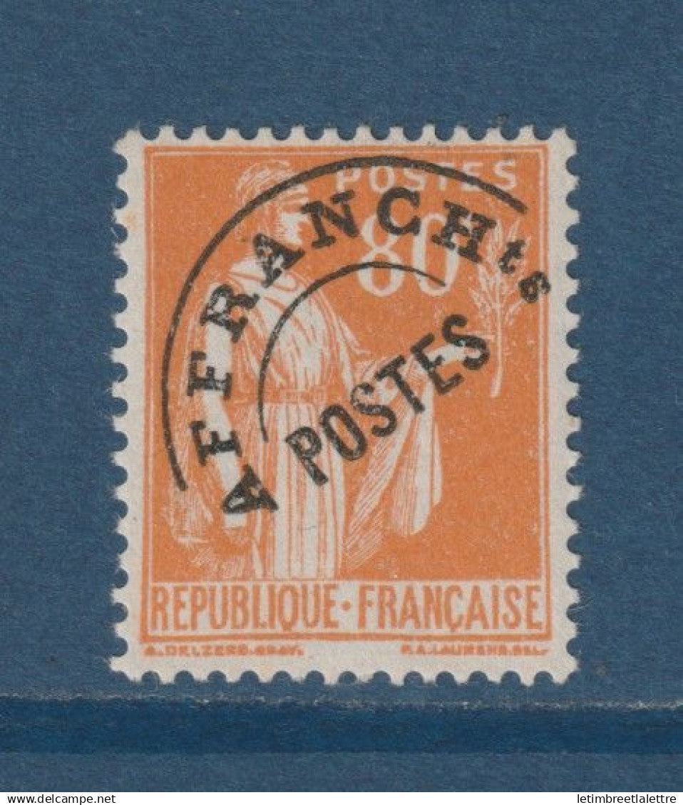 France - préoblitérés - YT n° 75 ** - neuf sans charnière - visible en boutique
