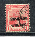 Trinité - N° 98b - Oblitéré - Variété : Surcharge double