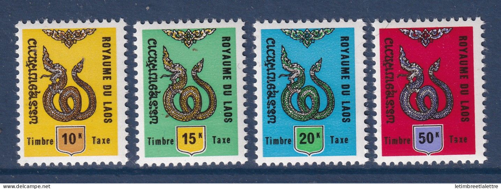 Laos - Taxe - YT n° 8 à 11 ** - Neufs sans charnière - 1974