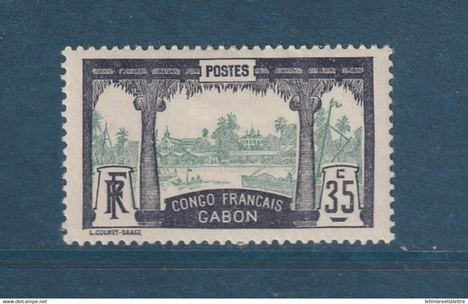 Gabon - YT n° 41 * - Neuf avec charnière - 1910
