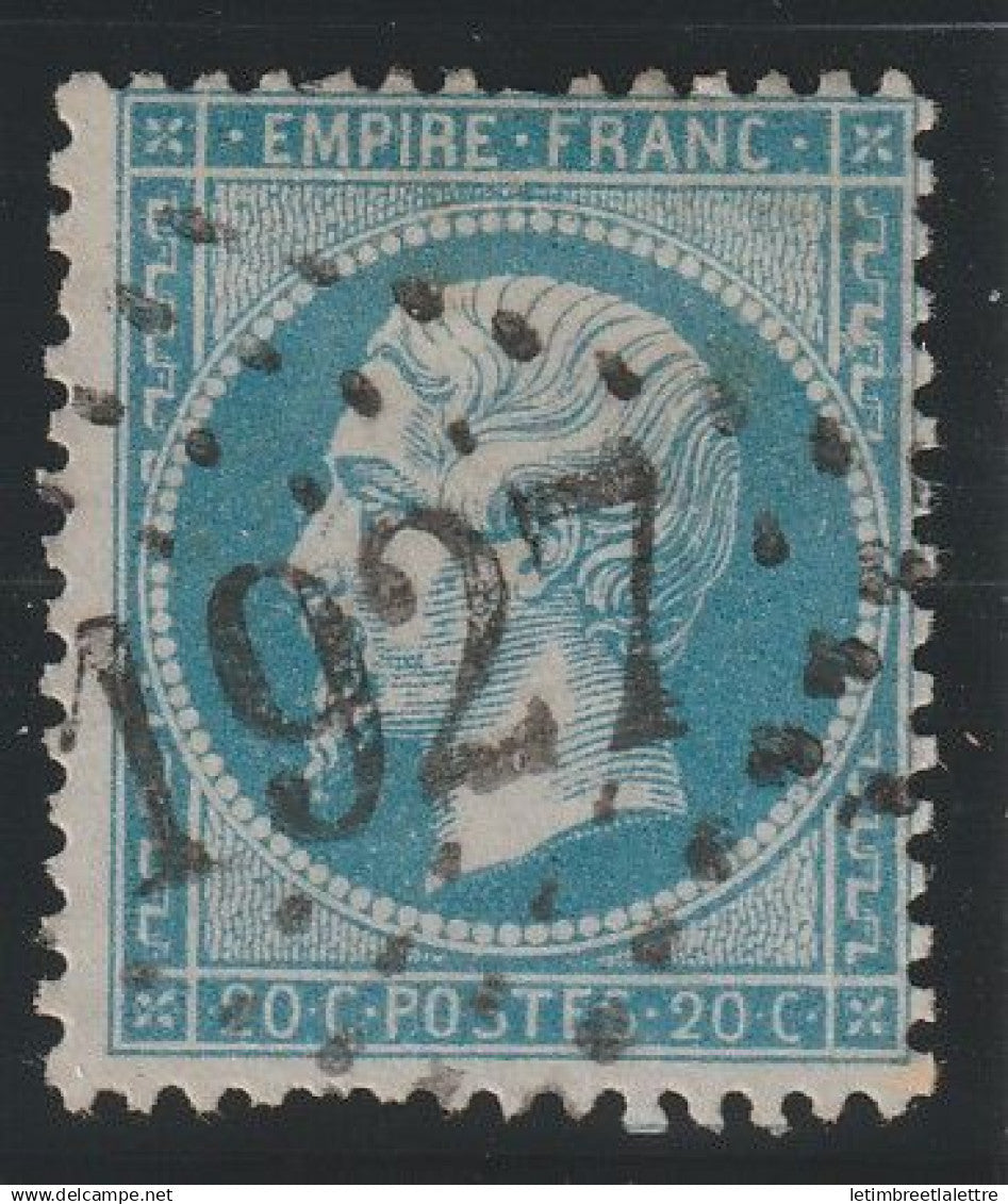 France - YT n° 22 oblitéré GC Gros Chiffre 1927 - Lalinde
