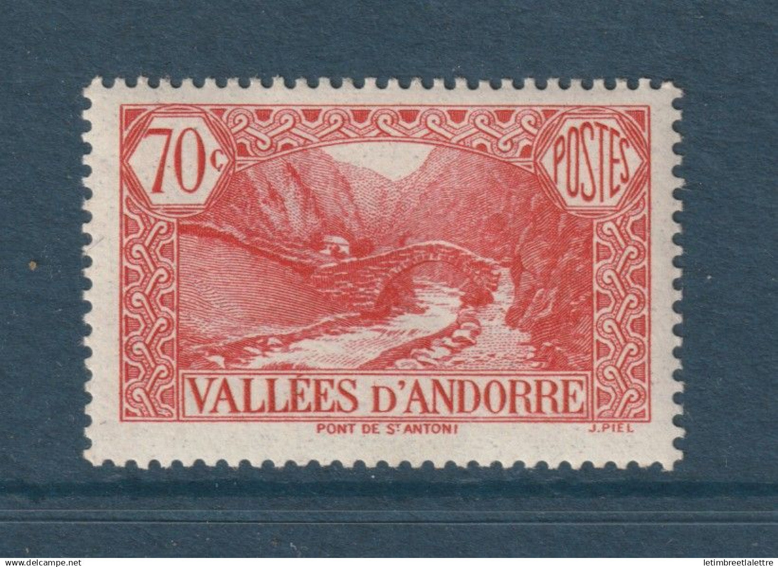 Andorre - YT n° 69 * - Neuf avec  charnière - 1937 1943