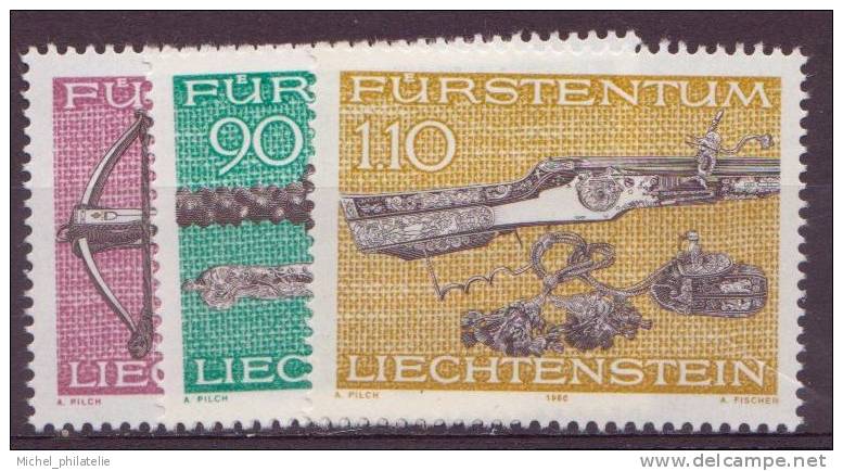 ⭐ Liechtenstein - YT n° 692 à 694 ** - Neuf sans charnière - 1980 ⭐