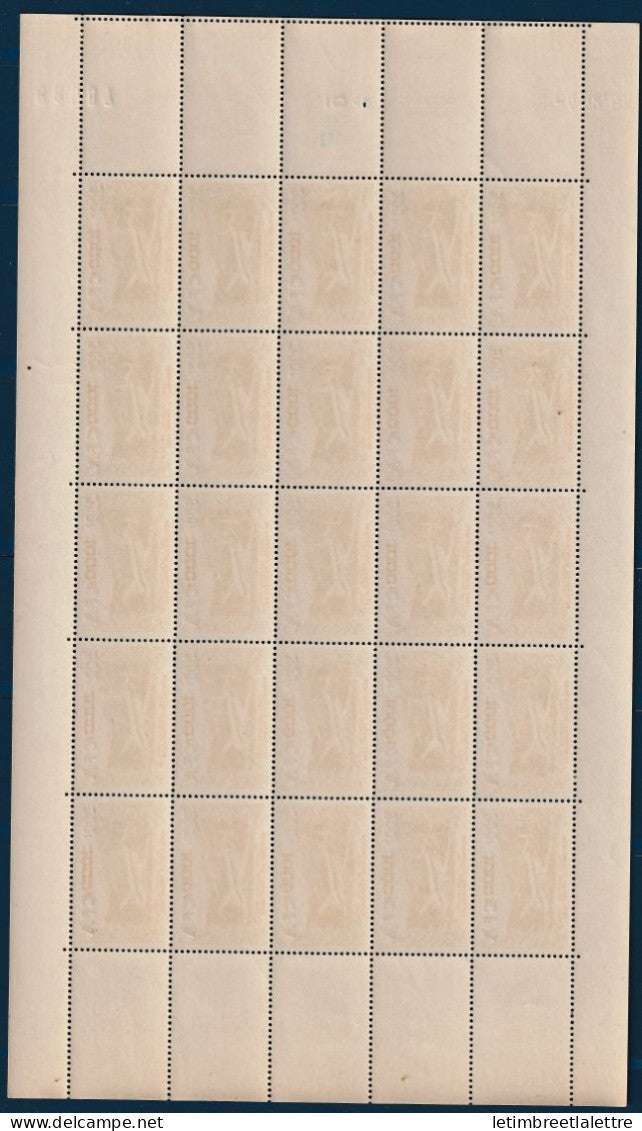 Réunion CFA - feuille - poste aérienne - YT nº 55 ** - neuf sans charnière - 1954