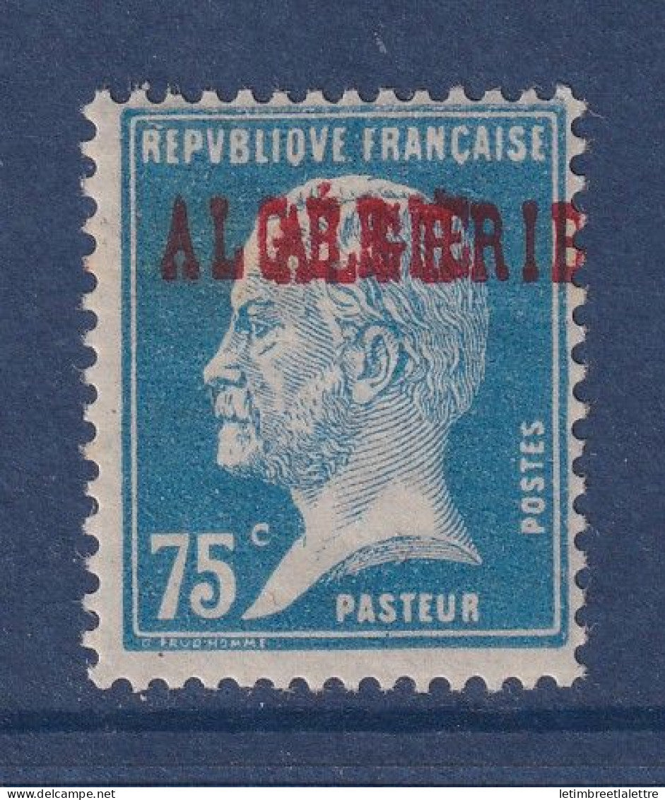 Algérie - variété - YT n° 26 a ** - Neuf sans charnière - double surcharge - 1924 1925