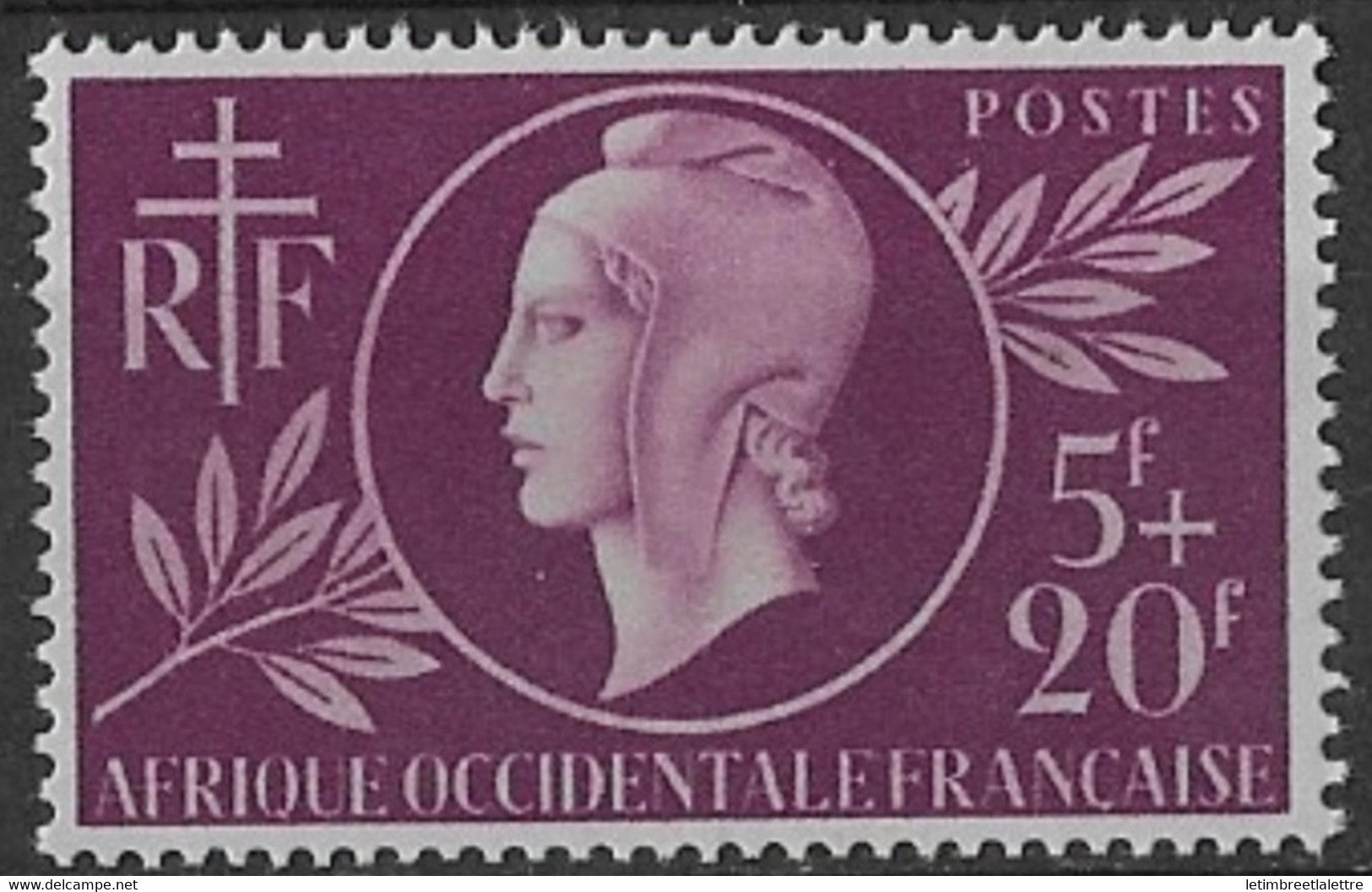 AOF - YT n° 1 ** - neuf sans charnière - 1944