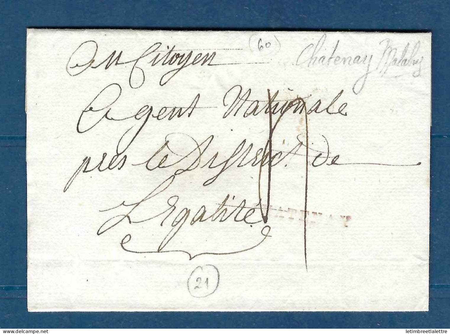 France - Châtenay Malabry - marque PD Châtenay en Rouge - An 2