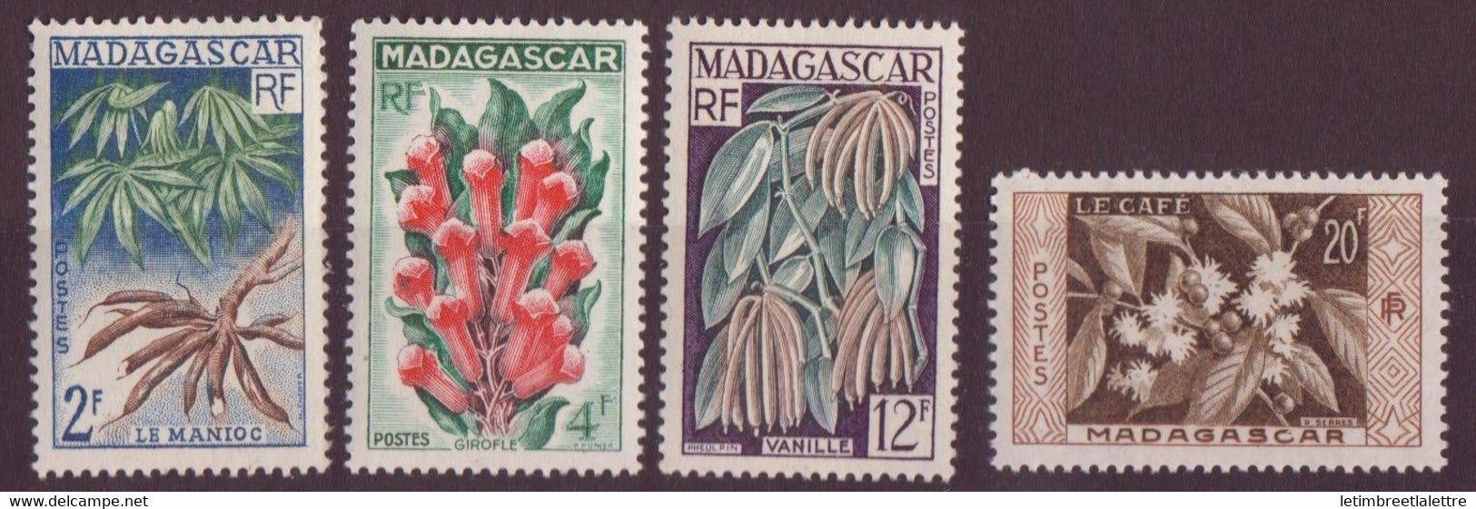 Madagascar - YT n° 331 à 334 ** - neuf sans charnière
