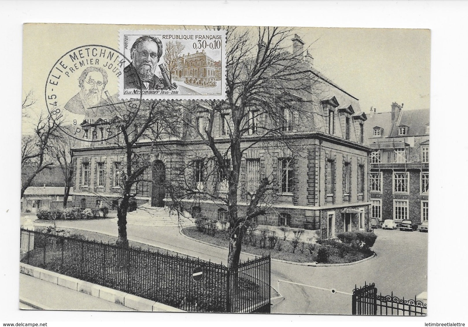 Carte maximum 1969 Metchnik