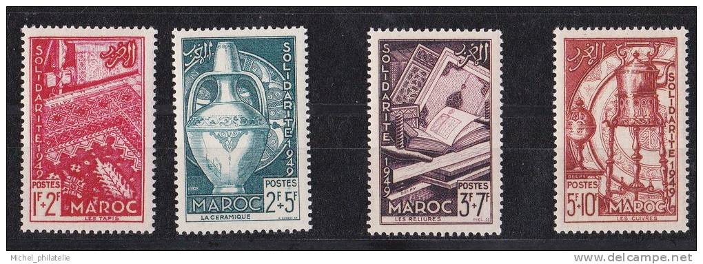 Maroc  n° 288 à 291**    neuf sans charniere