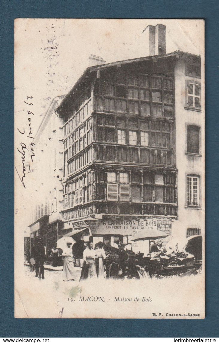 France - Carte postale - Macon - Maison de bois
