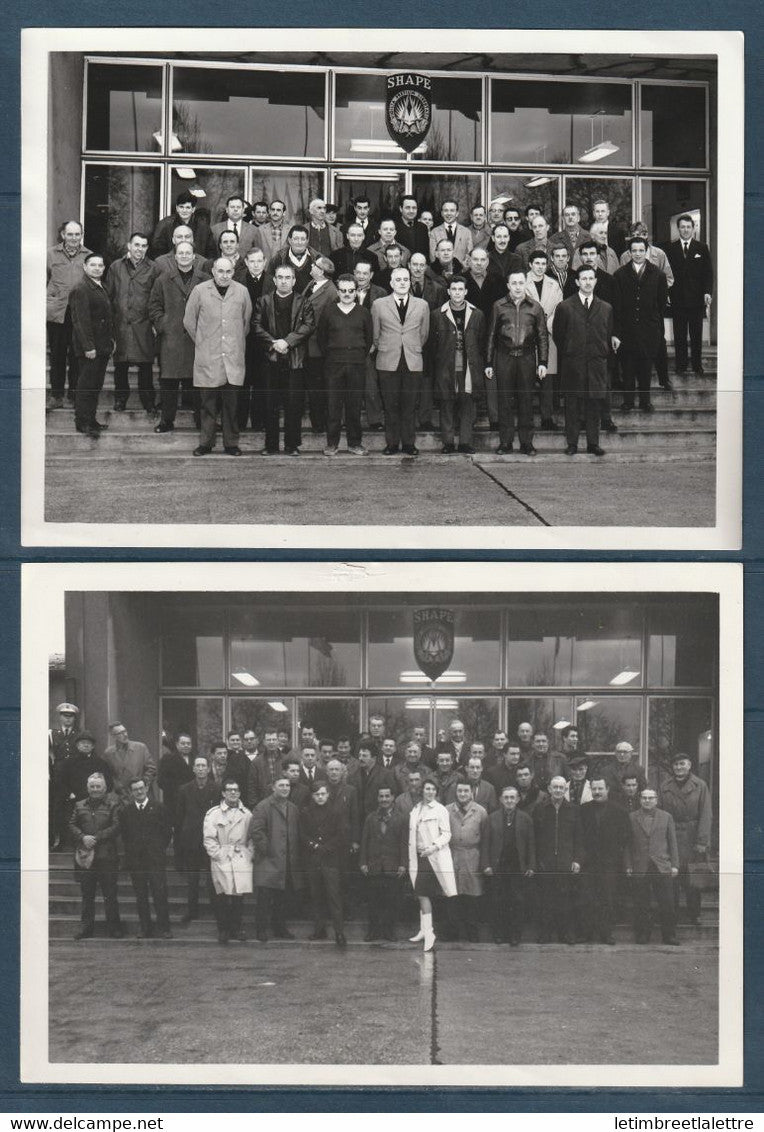 ⭐ USA - Photo officiel de N F Blanchard - visite du siège suprême des Puissances alliées en Europe - Décembre 1965 ⭐