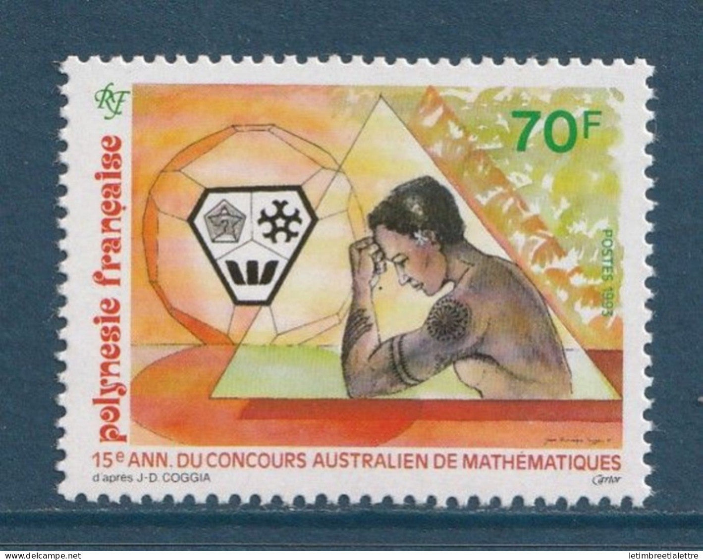 Polynésie Française - YT n° 437 ** - Neuf sans charnière - 1993