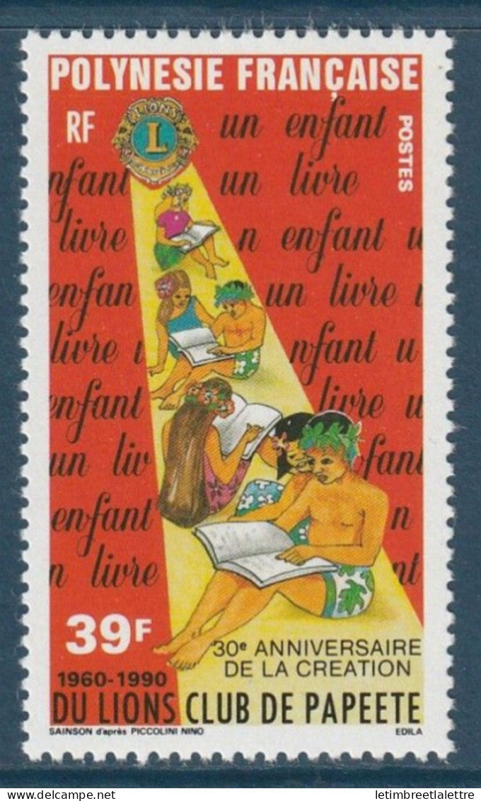 Polynésie - YT n° 362 ** - Neuf sans charnière - 1990