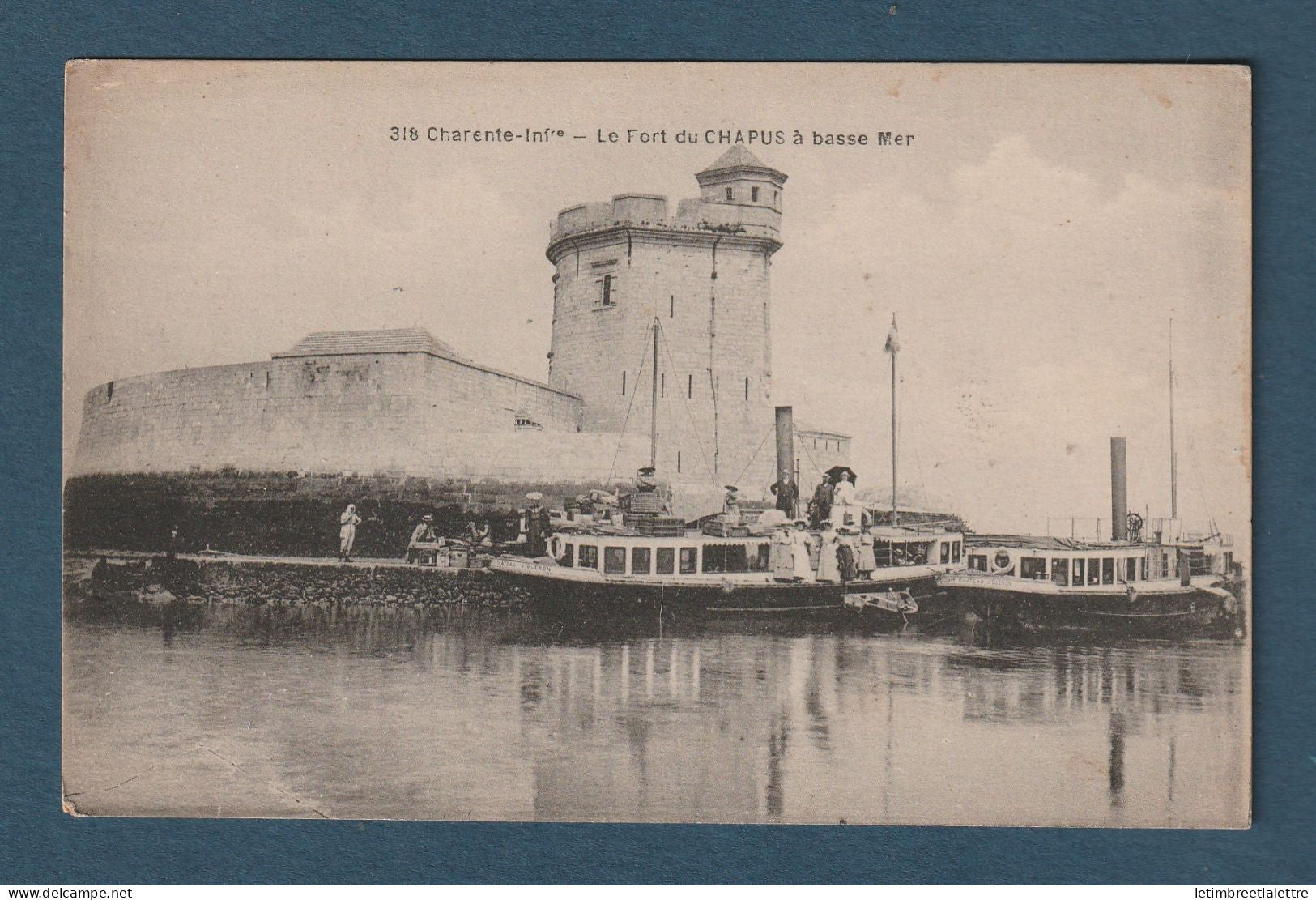 France - Carte postale - le Fort du Chapus à basse mer