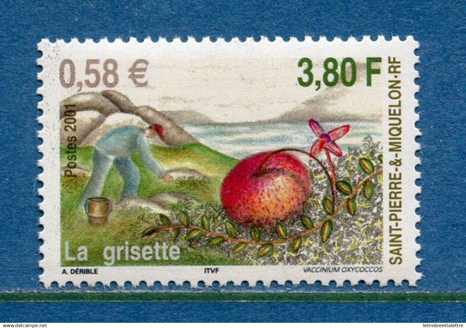 Saint Pierre et Miquelon - YT n° 740 ** - Neuf sans charnière - 2001
