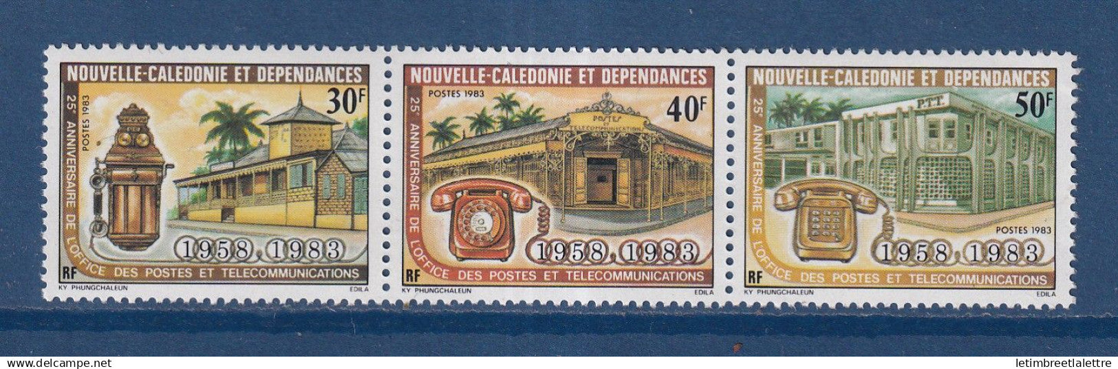 Nouvelle Calédonie - YT n° 472 à 474 ** - Neuf sans charnière - 1983