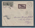 Indochine - Journée Nationale de l'air 1933 - Chaudoc ( Cochinchine ) sur recommandé pour Alger