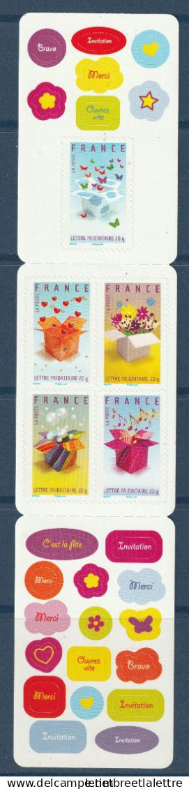 France - Adhésif - YT n° 129 à 133 ** - BC 129 - neuf sans charnière - 2007