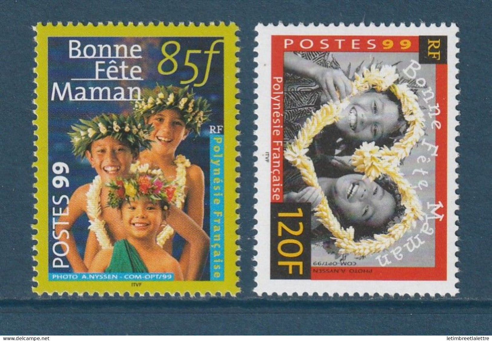Polynésie Française - YT n° 586 et 587 ** - Neuf sans charnière - 1999