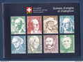 Suisse - Souvenir PTT - Avec timbre ** - Neuf sans charnière Suisses d'origine et d'adoption