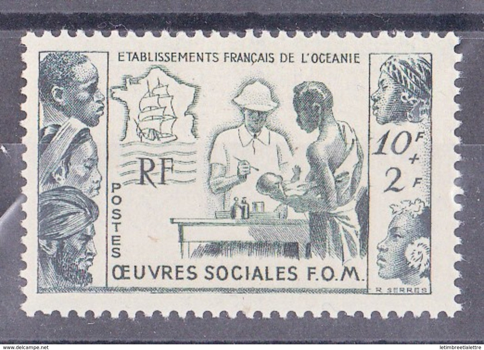 ⭐ Océanie - YT n° 201 ** - Neuf sans charnière - 1950 ⭐