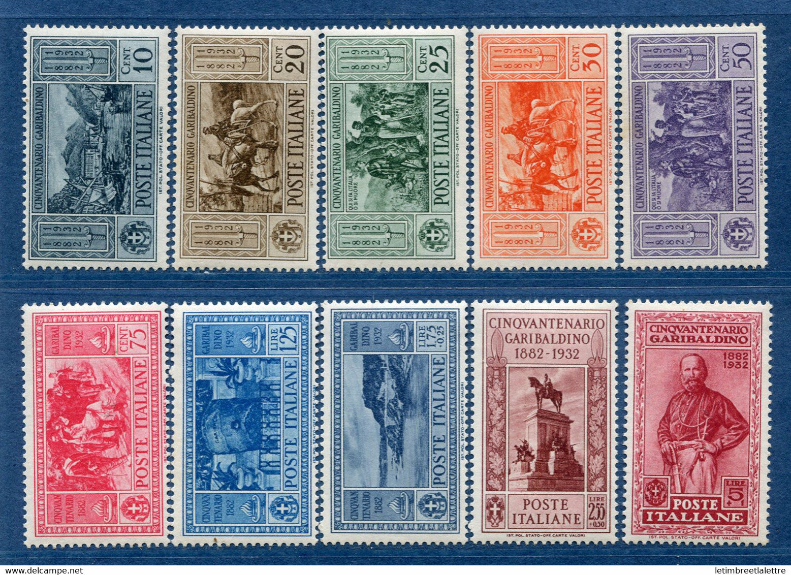 ⭐ Italie  - YT n° 295 et 304 ** - Neuf sans charnière - 1932 ⭐