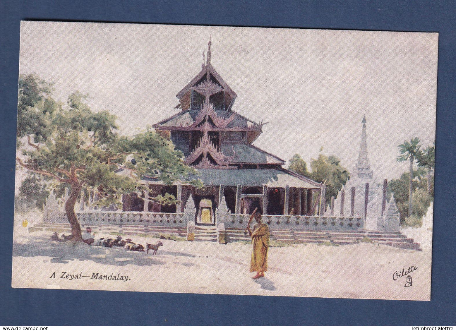 Myanmar - Birmanie - Burma - carte postale - a Zeyat Mandalay - Oilette