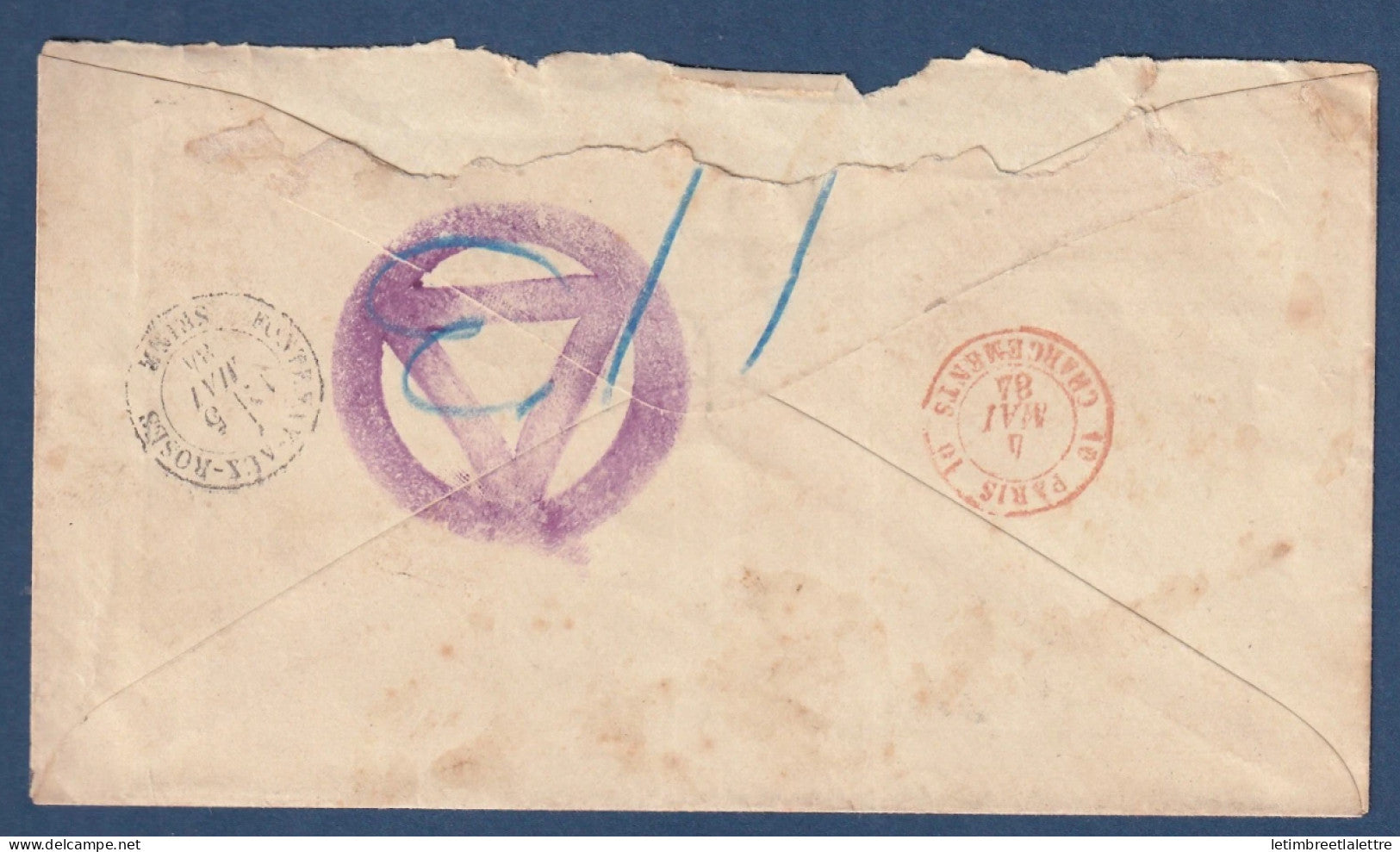 Etats Unis - USA - YT n° 46 seul sur lettre - recommandé de New York - 1884